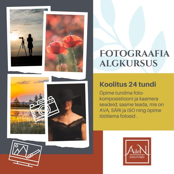 FOTOGRAAFIA ALGKURSUS